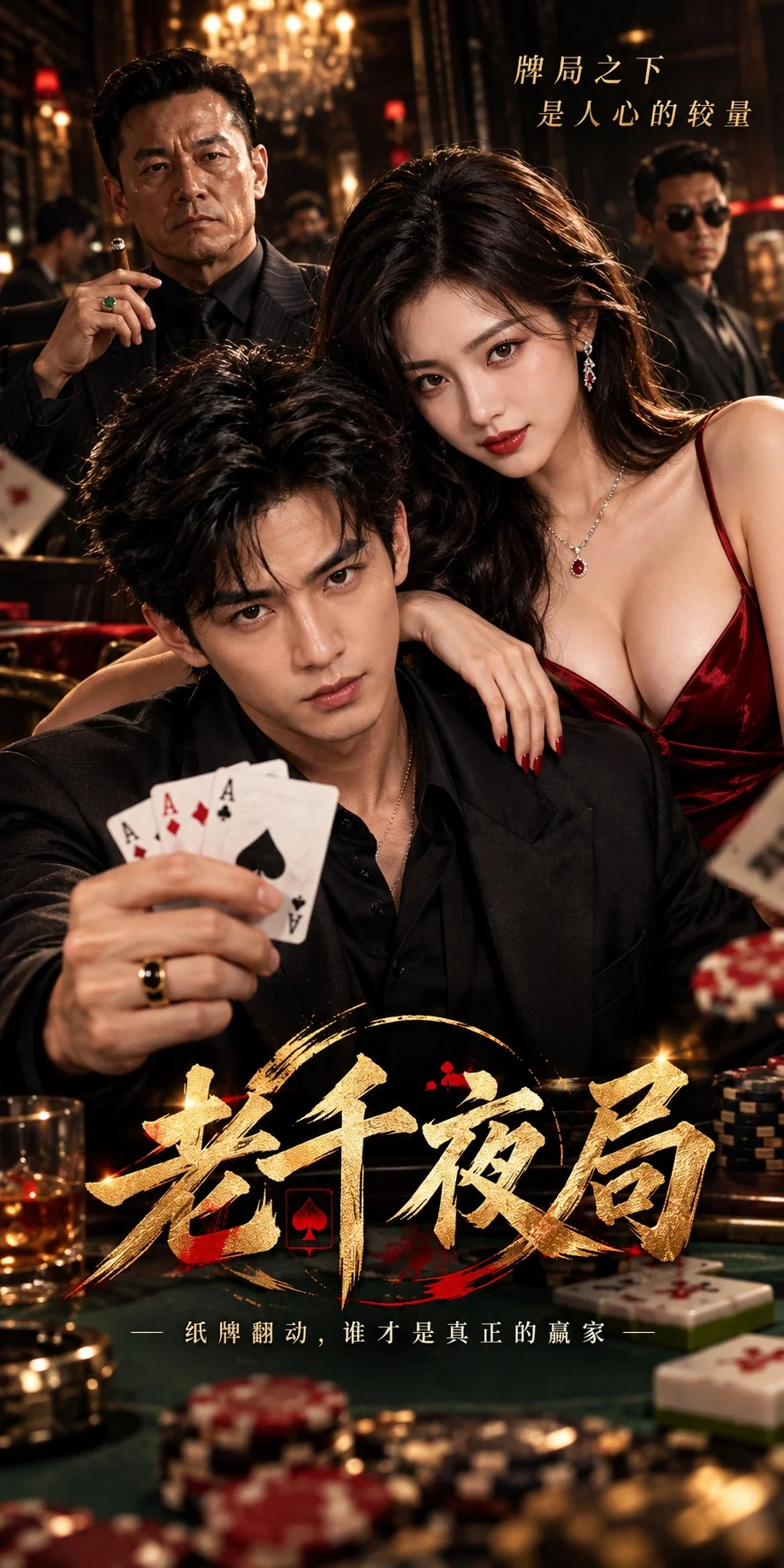 老千夜局：牌下全是水声海报