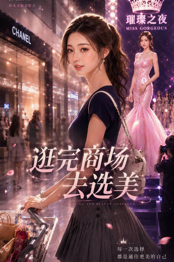 逛完商场去选美