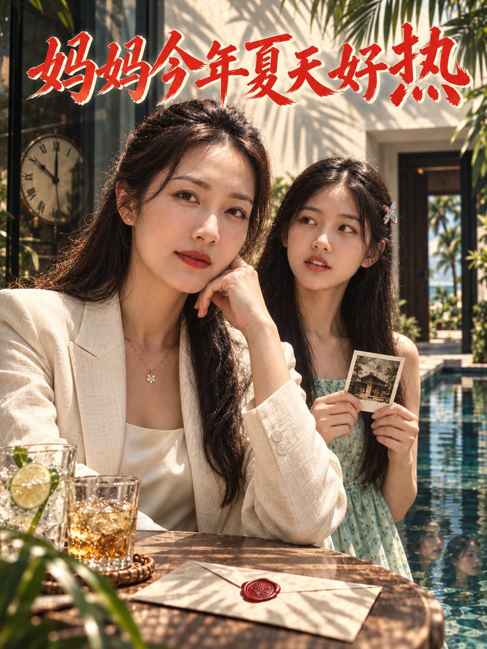 妈妈今年夏天好热