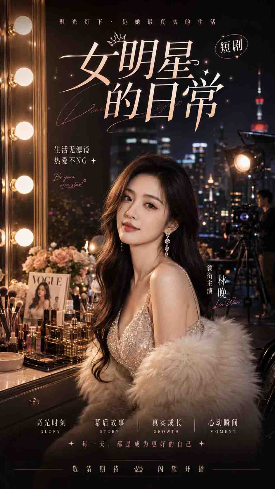 女明星的日常