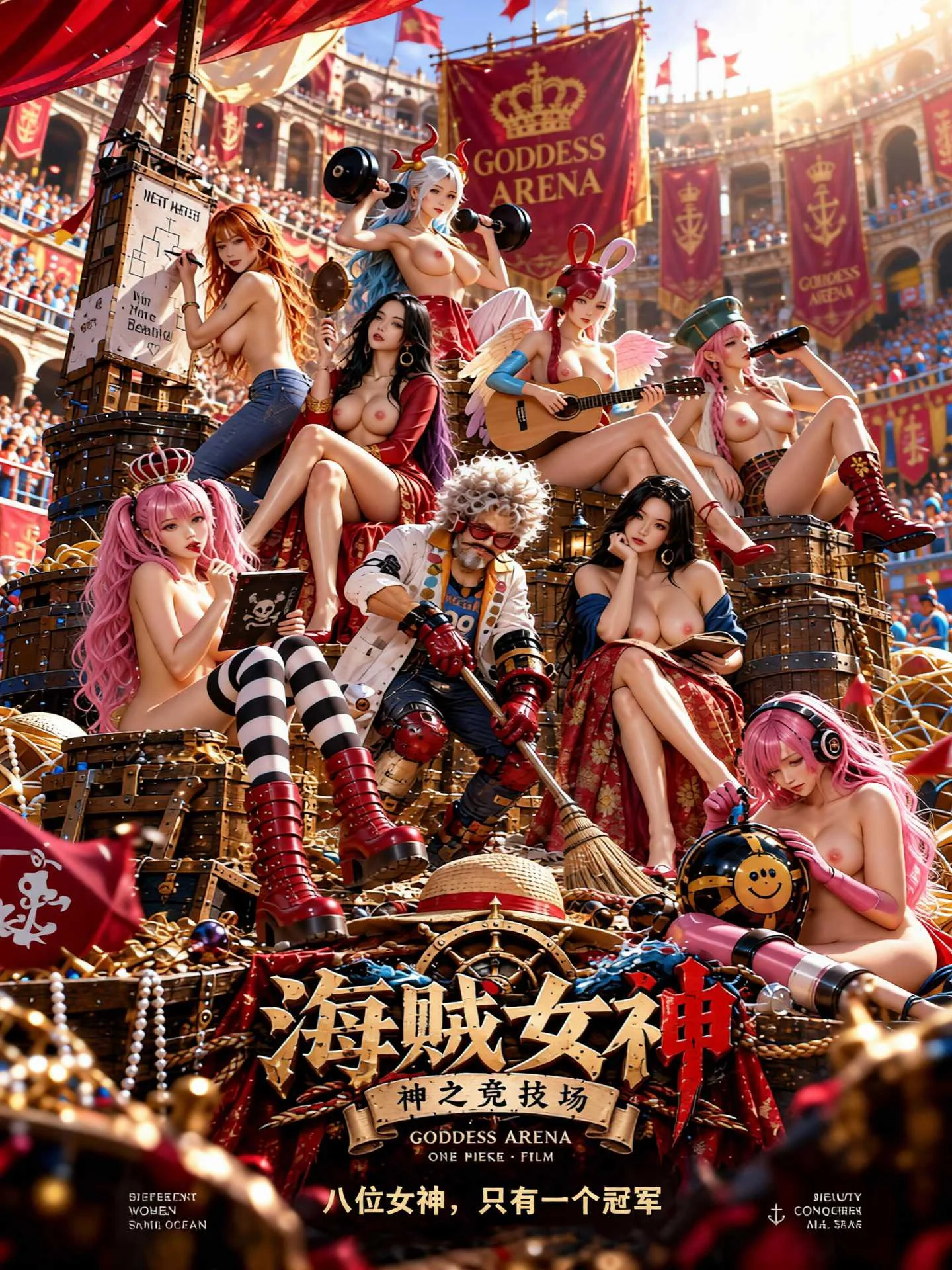 海贼女神：神之竞技场海报