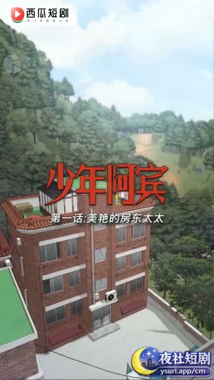 少年阿宾动漫版海报