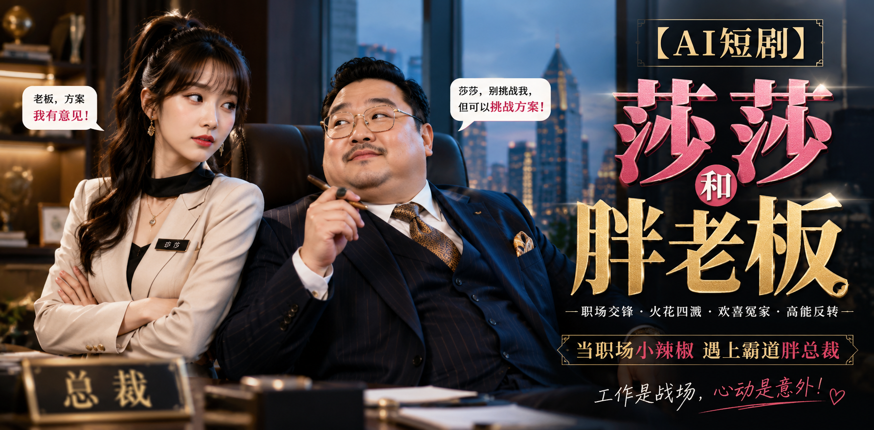 莎莎和胖老板办公室激情