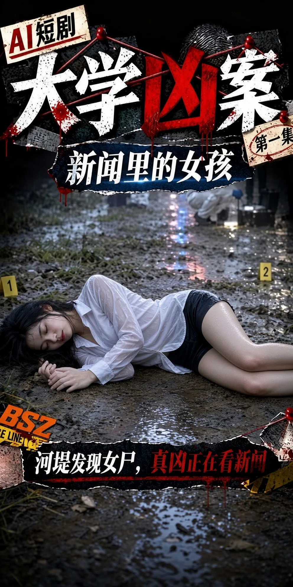 大学凶案海报