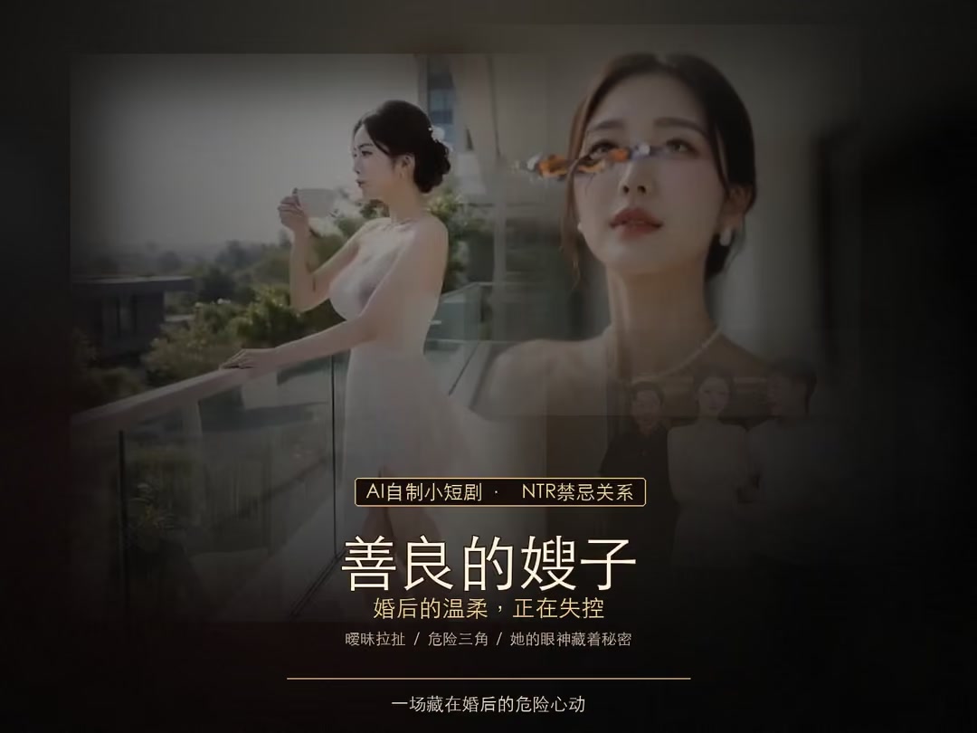 AI自制小短剧善良的嫂子海报