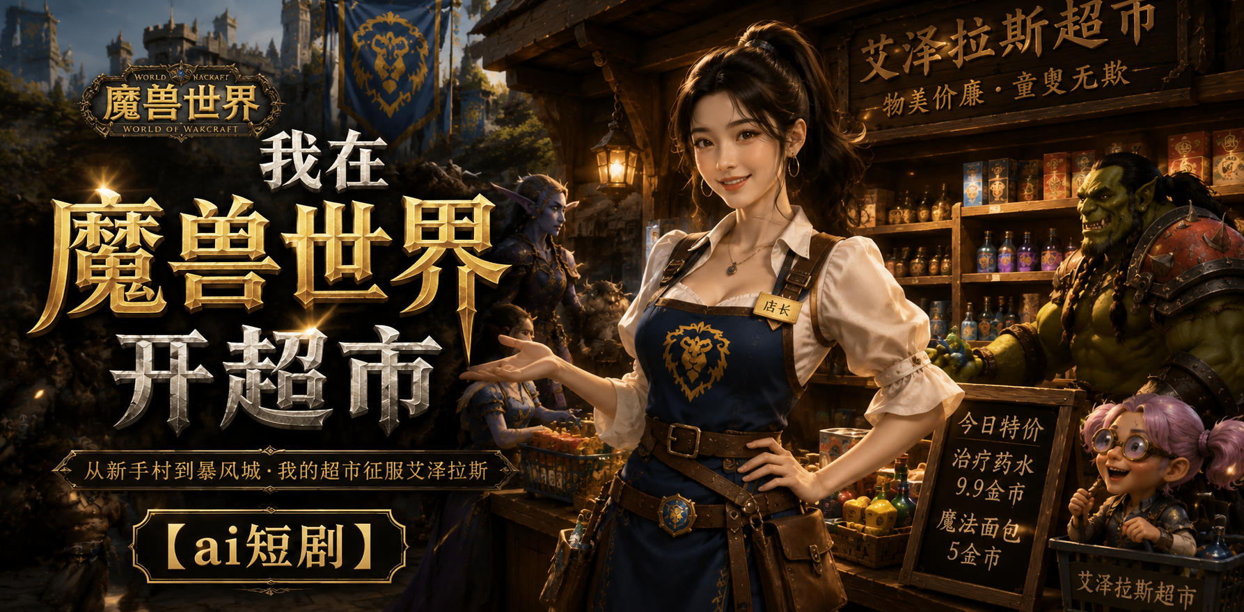 我在魔兽世界开超市