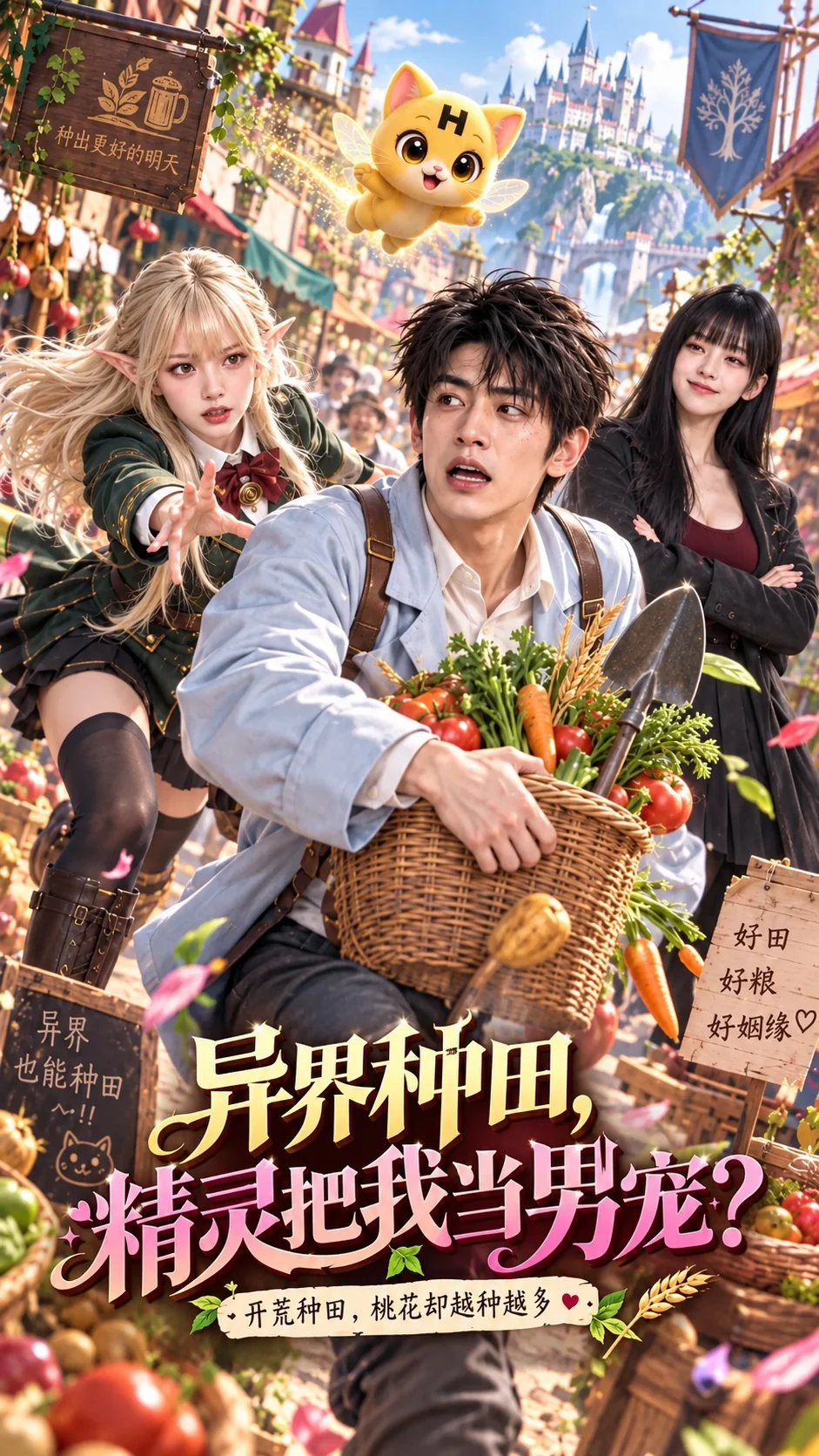 异界种田，精灵把我当男宠海报