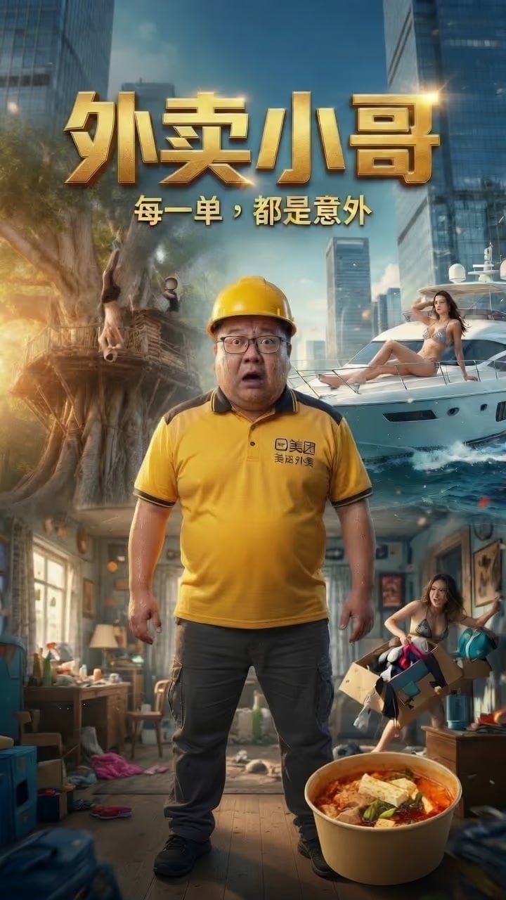 外卖小哥奇遇记海报