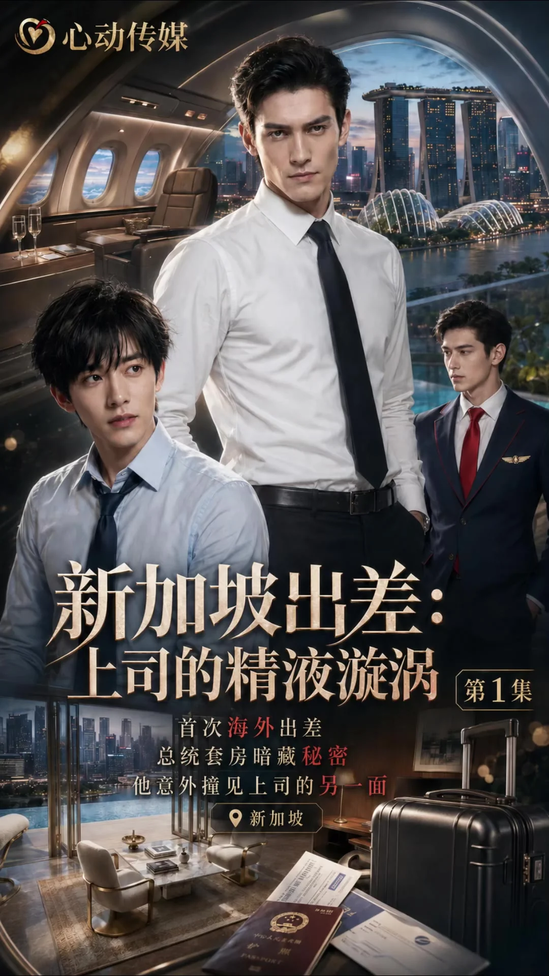新加坡出差：上司的精液漩涡海报