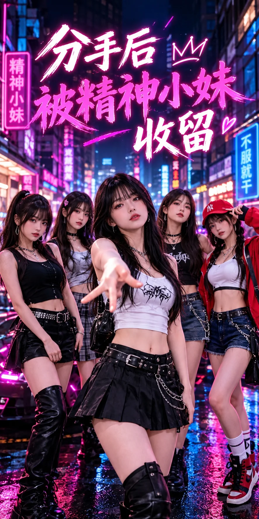 分手后被精神小妹收留海报
