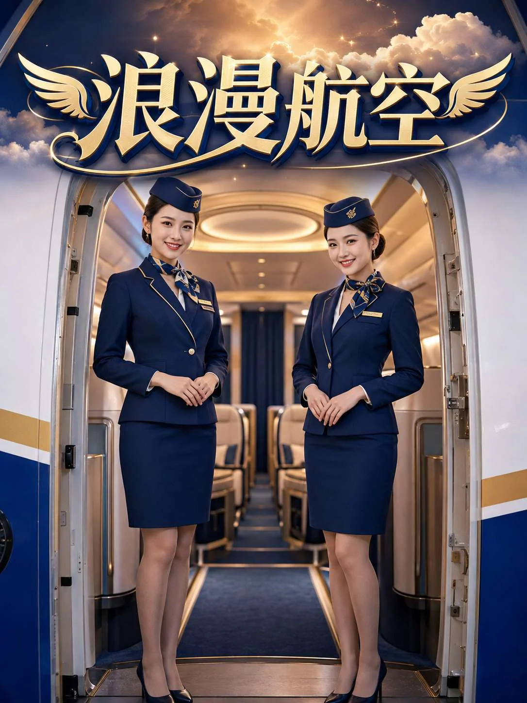 浪漫航空海报