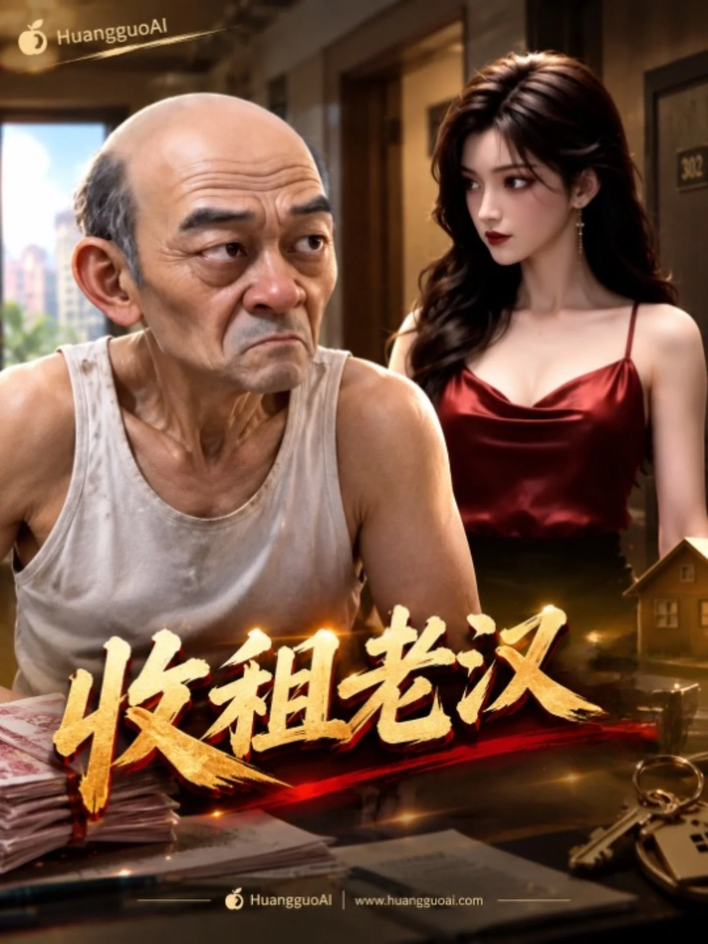 收租老汉海报