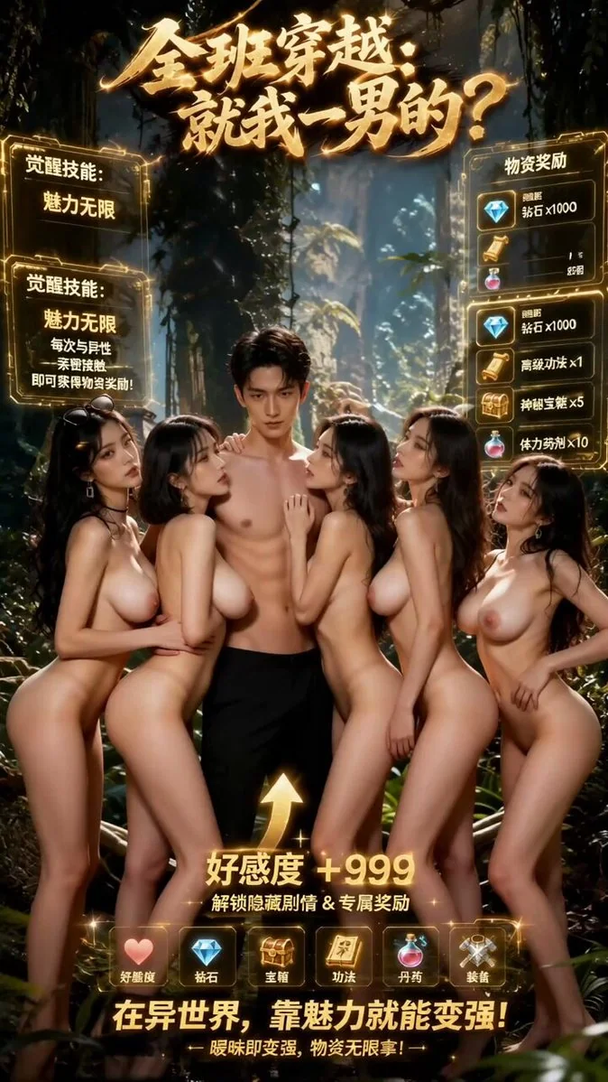 全班穿越：就我一男的海报